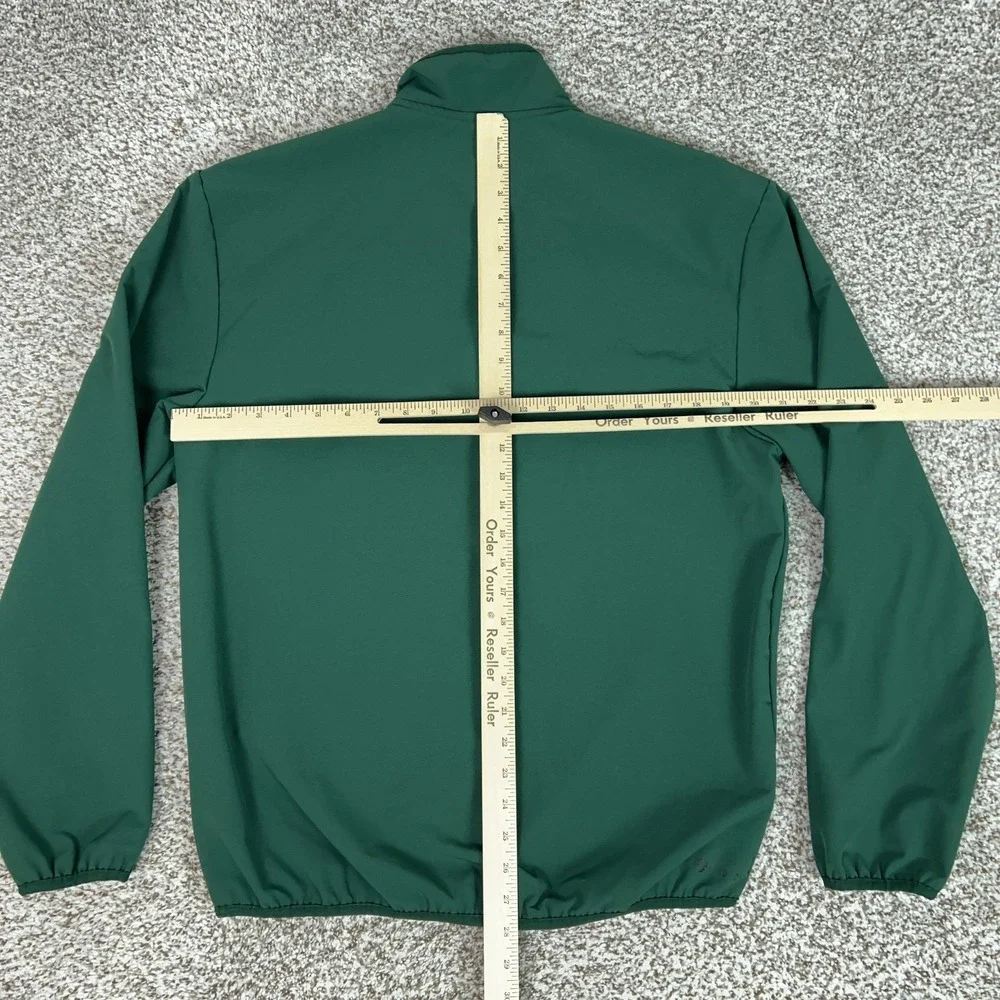 Minnesota‎ Wild Jacket Mens Small Green NHL Hockey Adidas Quarter Zip Pullover